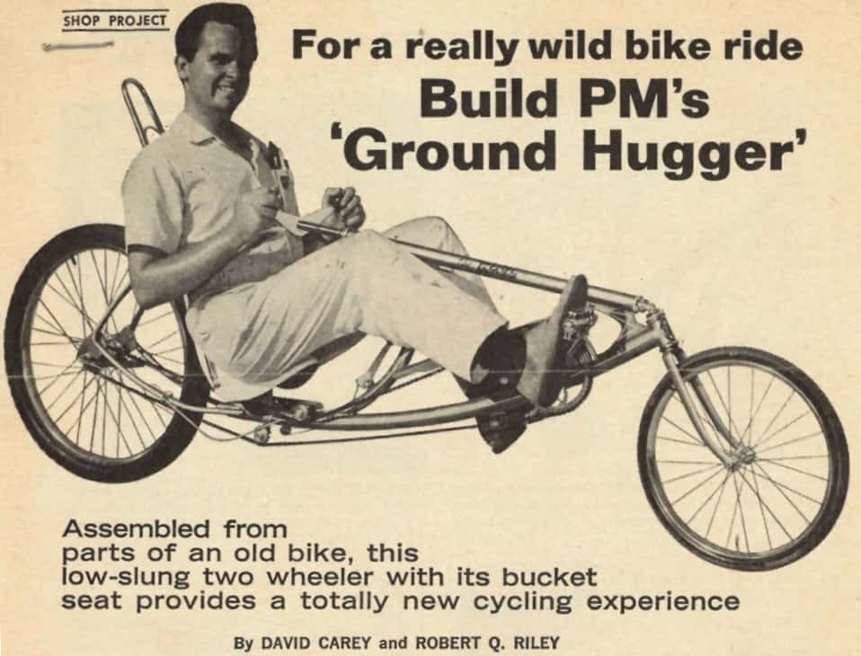 Ground Hugger recumbent bicycle
